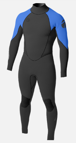 Men's Max 2/2 Ultra Back Zip Glued Full Wetsuit