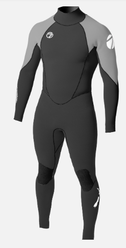 Men's Max 2/2 Ultra Back Zip Glued Full Wetsuit