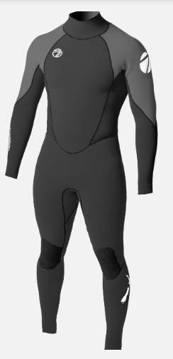 Men's Max 2/2 Ultra Back Zip Glued Full Wetsuit