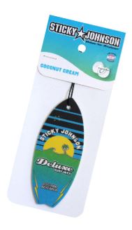 Sticky Johnson Air Fresheners Surfboard Design