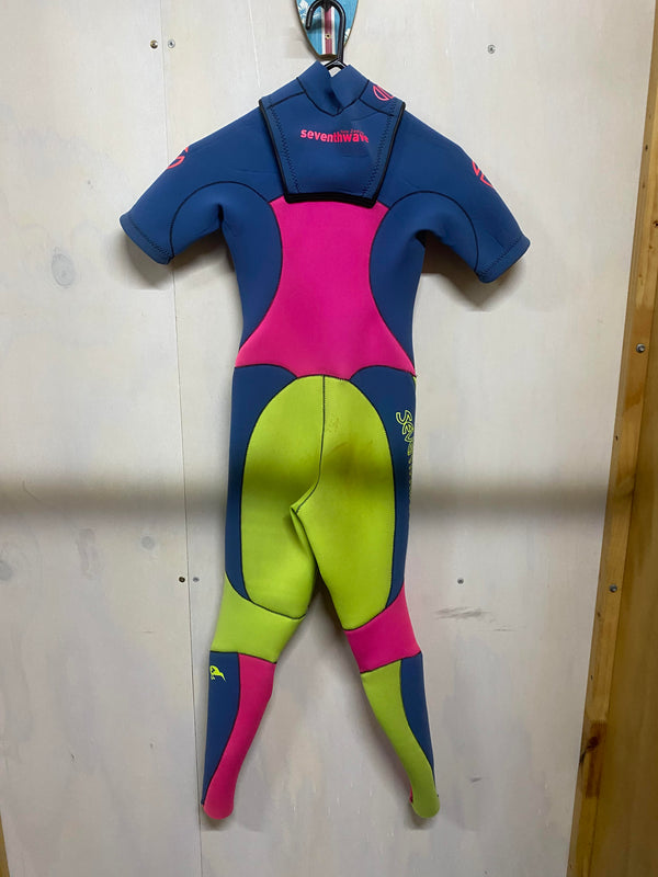 Women's Clearance MAX 2/2mm Short Sleeve Chest Zip Glued Full Wetsuit