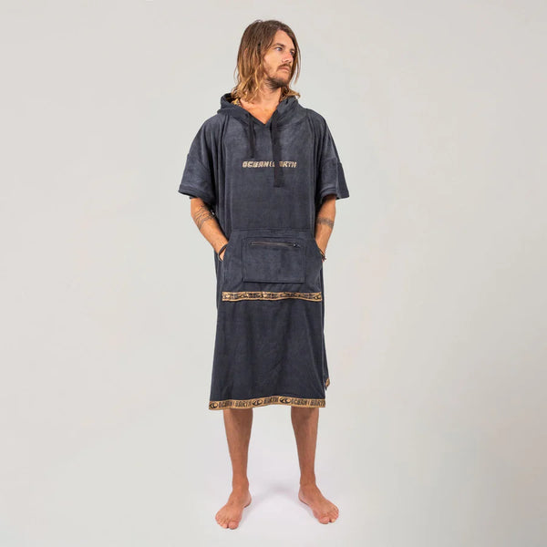 O&E Men's Hooded Poncho