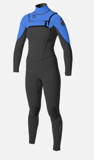 Women's MAX 3/3mm Chest Zip Glued Wetsuit