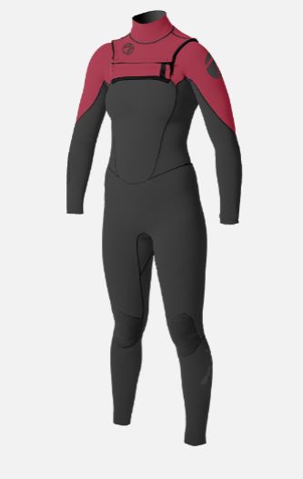 Women's MAX 2/2mm Chest Zip Glued Full Wetsuit