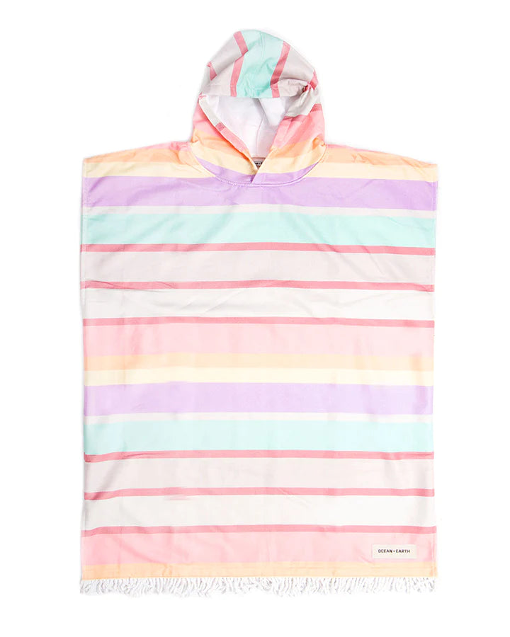 O&E Ladies Sunkissed Hooded Poncho