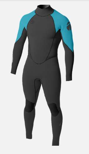 Men's MAX 3/3mm Back Zip Glued Full Wetsuit