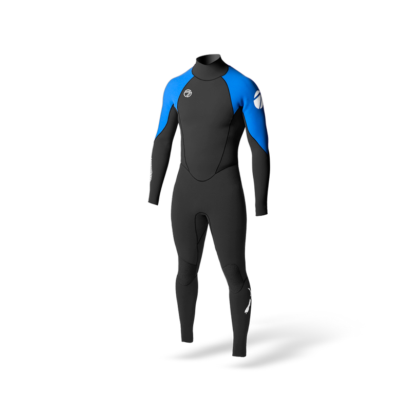 Men's MAX 3/2mm Back Zip Summer Seam Full Wetsuit
