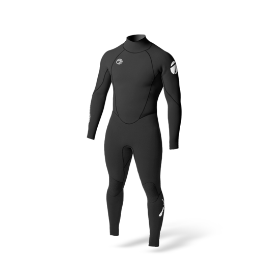 Men's Max 3/2 Back Zip Glued Full Wetsuit