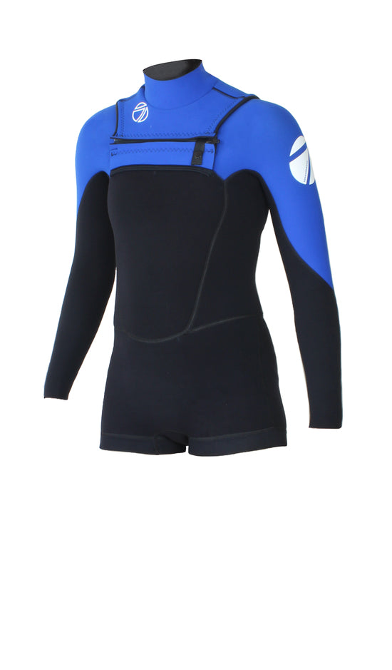 Women's MAX 3/2mm Summer Chest Zip Long Sleeve Spring Wetsuit