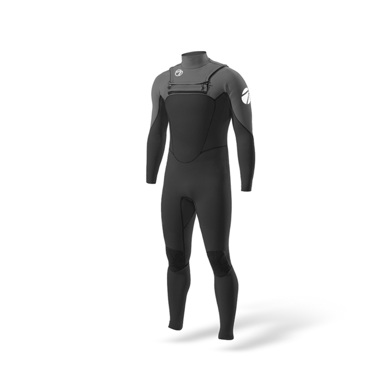 Men's Summer MAX 3/2mm Chest Zip Summer Seam Full Wetsuit