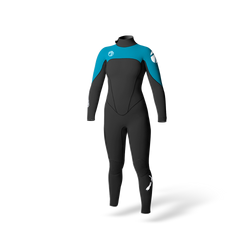 Clearance Women's MAX 3/2mm Back Zip Glued Full Wetsuit size 12