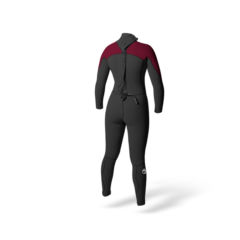 Women's MAX 3/2mm Back Zip Glued Full Wetsuit