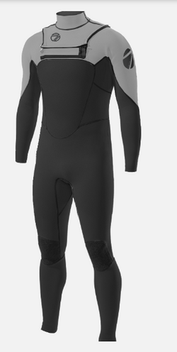 Men's Max 3/2 Chest Zip Glued Full Wetsuit